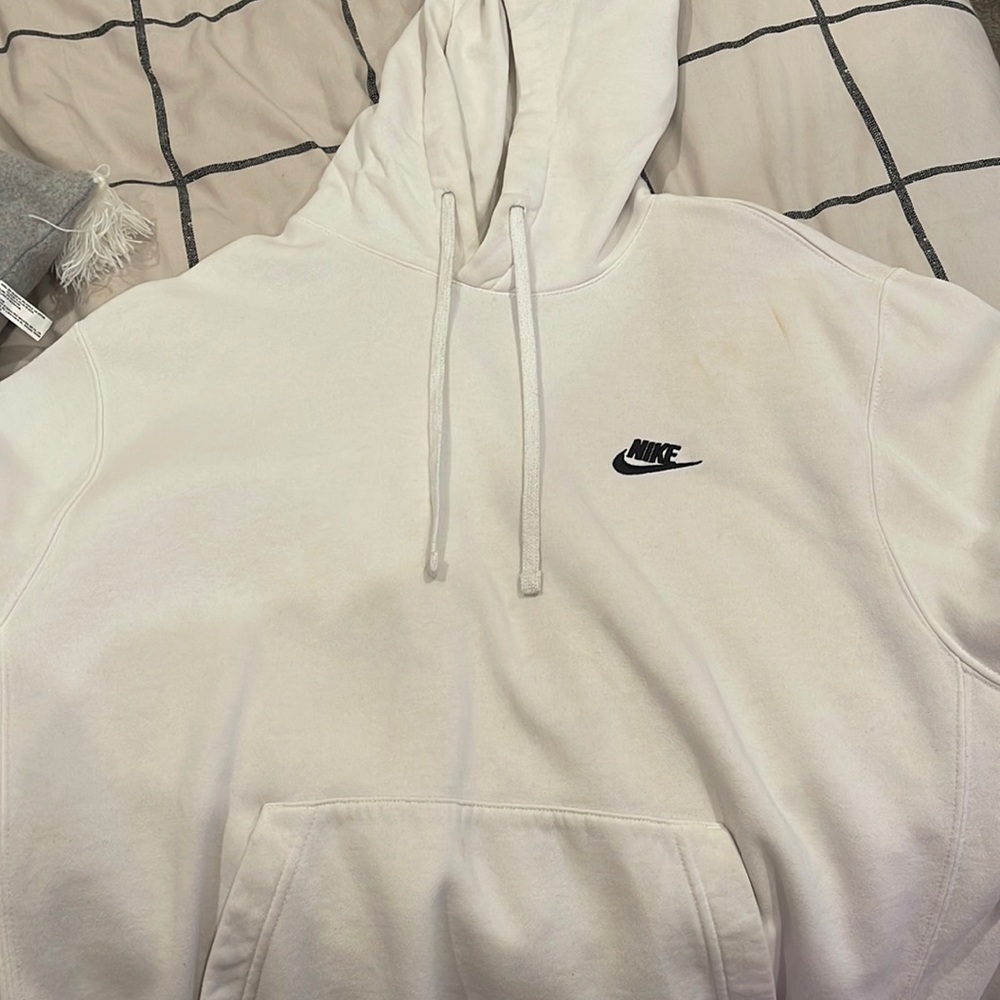 nike white hoodie